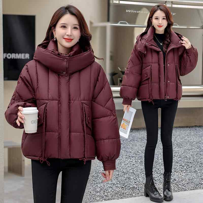 秋服 レディース ファッション オシャレ カワイイ シンプル 大人カワイイ 大きいサイズ ダウン コットンコート 冬 ハイエンド コットン ジャケット 厚手 コート