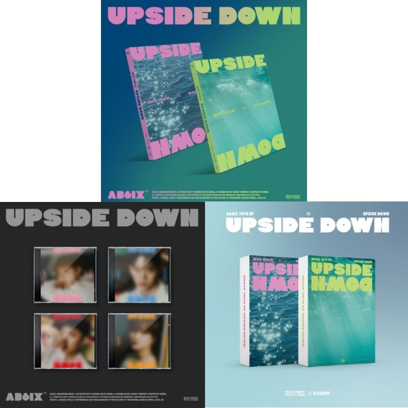 [3種セット] (PB+KIWEE+JW) AB6IX 10th EPアルバム [UPSIDE DOWN] チャート反映