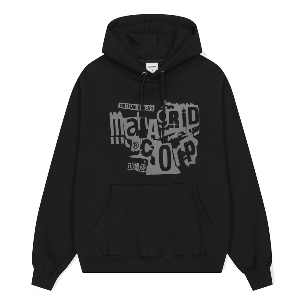 マハグリッドグランジパーカーブラック (MG2DFMM410A)