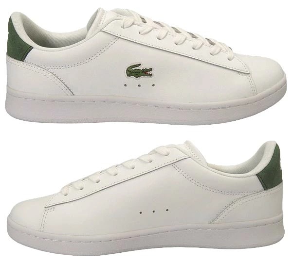 レザースニーカー メンズ CARNABY SET 224 1 SMA ホワイト/ダークグリーン 白/緑 48sma0011 1R5 カーナビー ワニ