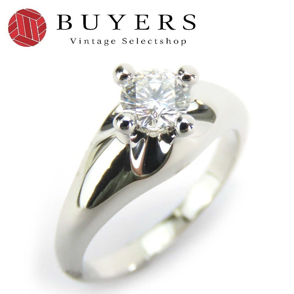 中古 リング・指輪 コロナソリテール Pt950 ダイヤモンド 約6.7g プラチナ ジュエリー 1P 婚約指輪 レディース 女性