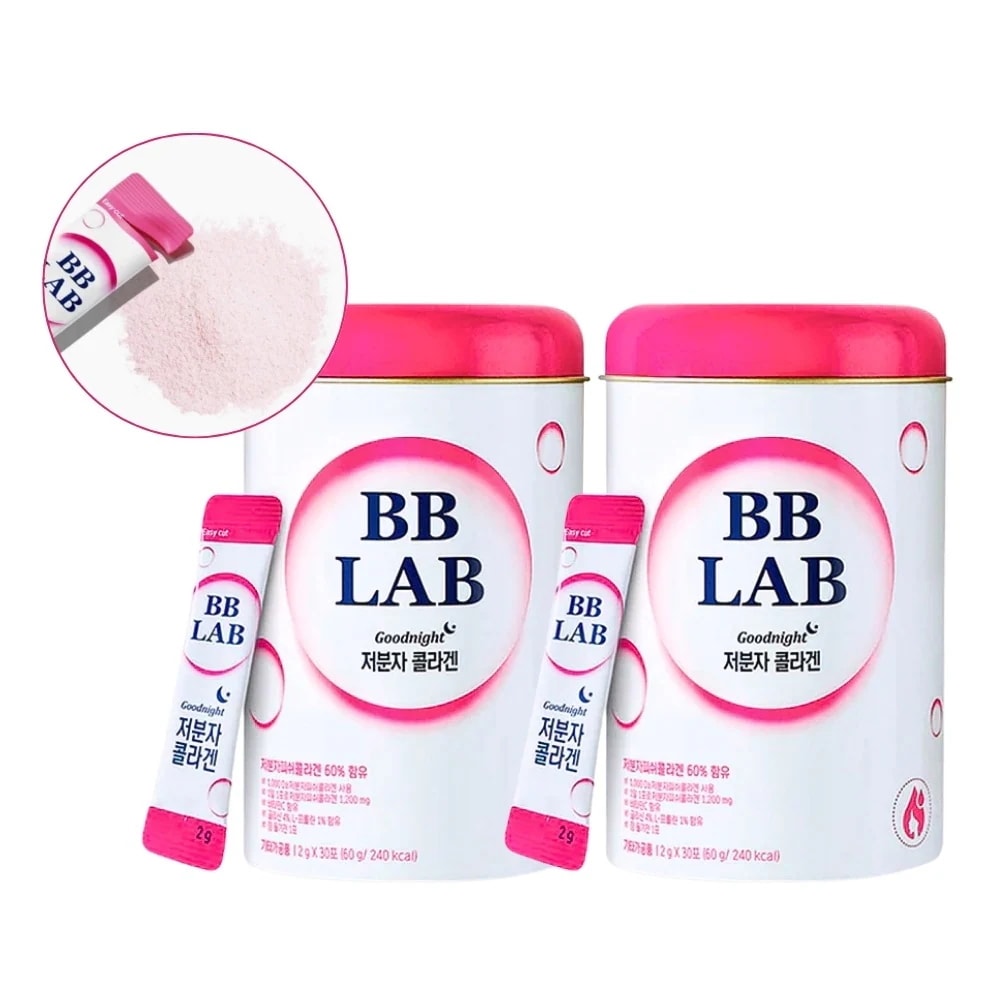 【正規品】1+1 低分子コラーゲンパウダー 2g×30包×2箱／毎日キレイ習慣・手軽なスティックタイプ