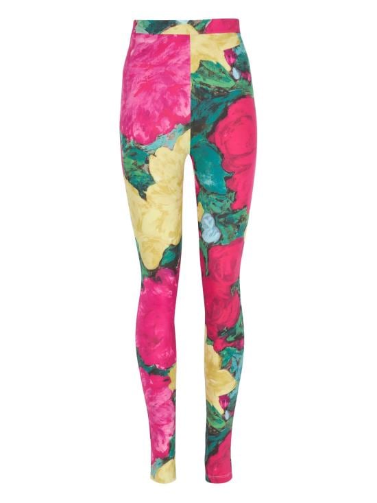 BALMAIN Women Leggings GF1OC014GF50 ULJ MultiColour