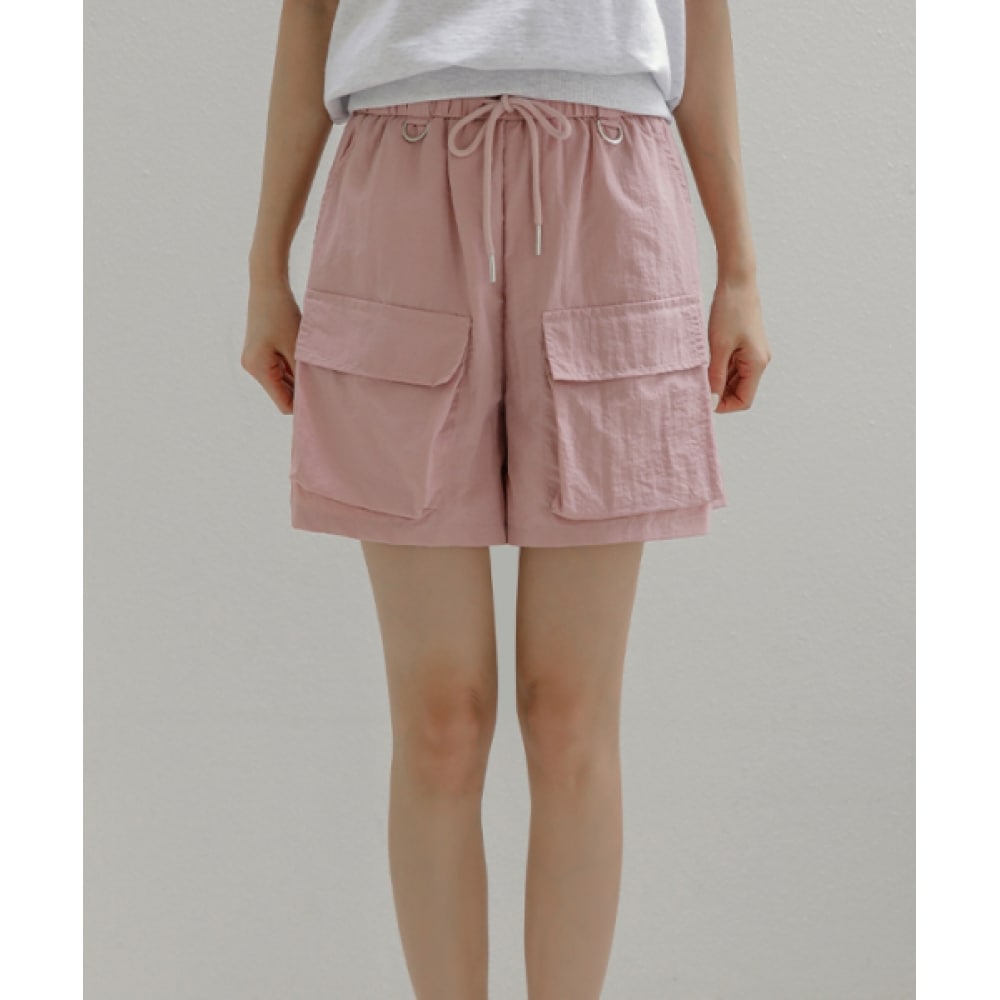 フレンチシックレリーフポケット 4パーツナイロンバンディングパンツ 5,066円