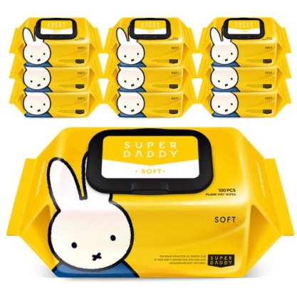 スーパーダディ低刺激赤ちゃんワイプソフトキャップタイプ