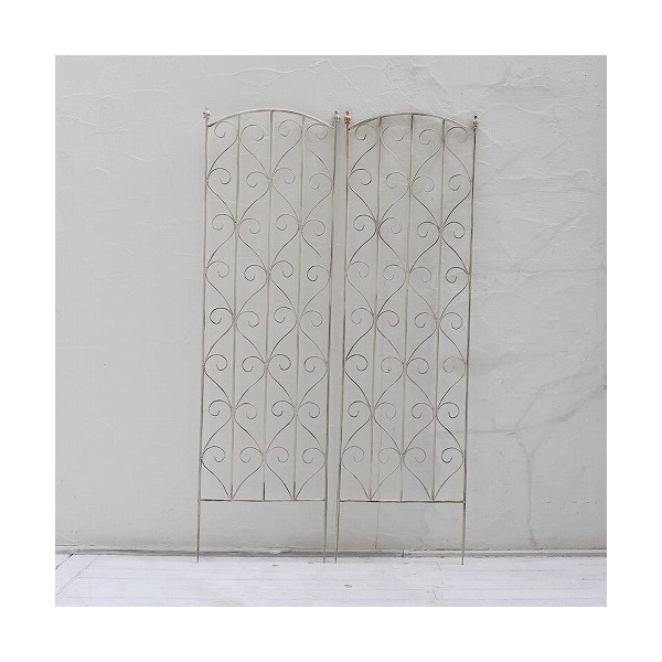 住まいスタイル ホワイトアイアントレリスH147 2枚組 SPL-8923WHT メーカー直送