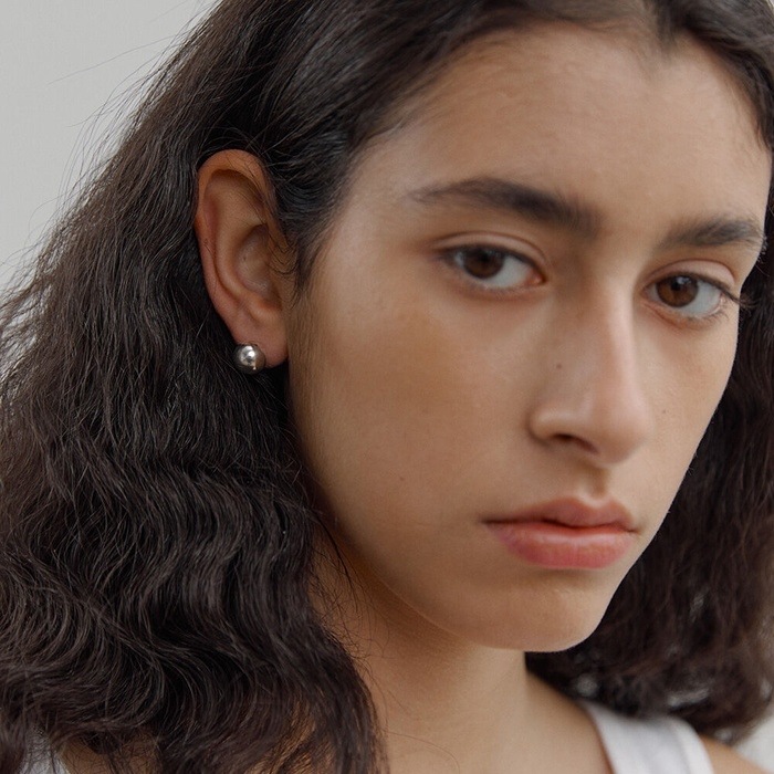 ジーコ着用シンプリイヤリングLシルバー/韓国の人気ブランド 韓国正規品 韓国の人気商品 韓国ファッション 韓国ジュエリー デイリーアクセサリー SNSで人気 韓国ファッション 韓国