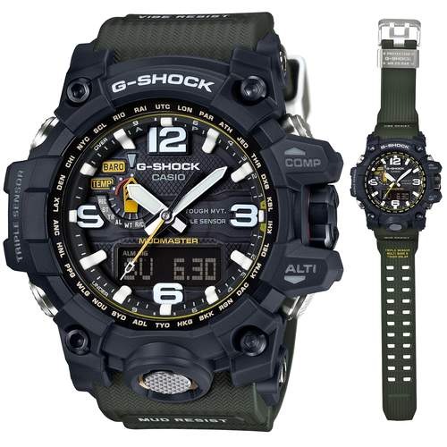 カシオ 【国内正規品】G-SHOCK（ジーショック）　MASTER OF G　MUDMASTER MULTI BAND6 Gショック　ソーラー電波時計　メンズタイプ GWG-1000-1A3JF