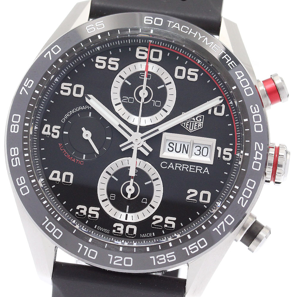 タグホイヤー TAG HEUER CBN2A1AA カレラ クロノグラフ 自動巻き メンズ 良品 箱・保証書付き_879873【中古】