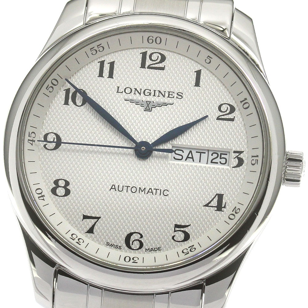 ロンジン LONGINES L2.755.4 マスターコレクション デイデイト 自動巻き メンズ 保証書付き_867877【中古】