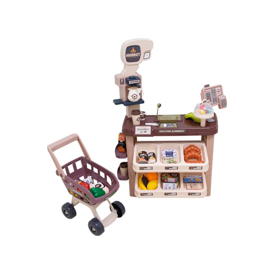 お店屋さんごっこ お店やさんごっこ おもちゃ カウンター レジスター スーパーマーケット ままごと