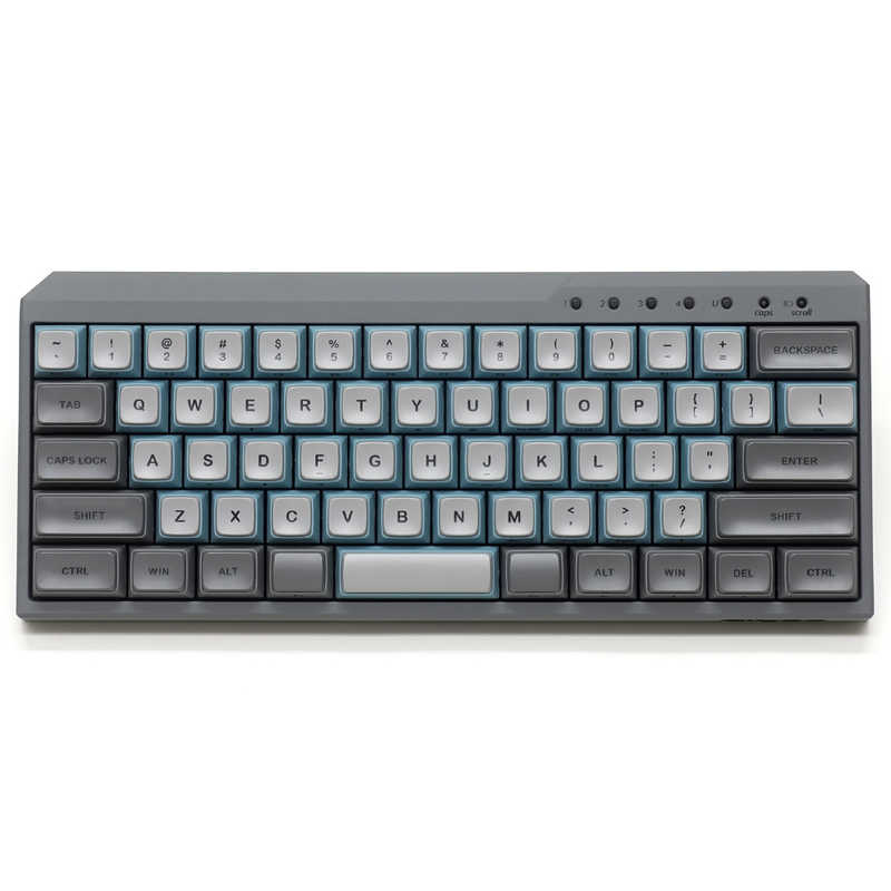 FILCO　キーボード Majestouch MINILA-R Convertible 青軸(英語配列) ［Bluetooth・USB /有線・ワイヤレス］ スカイグレー　FFBTR63MC/ESG