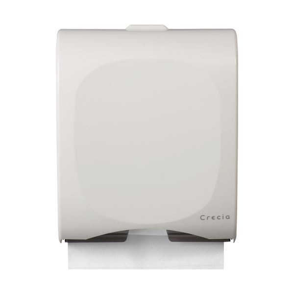 (まとめ）日本製紙クレシア クレシア ハンドタオルディスペンサー スリム400 中判用 1個(×3セット)