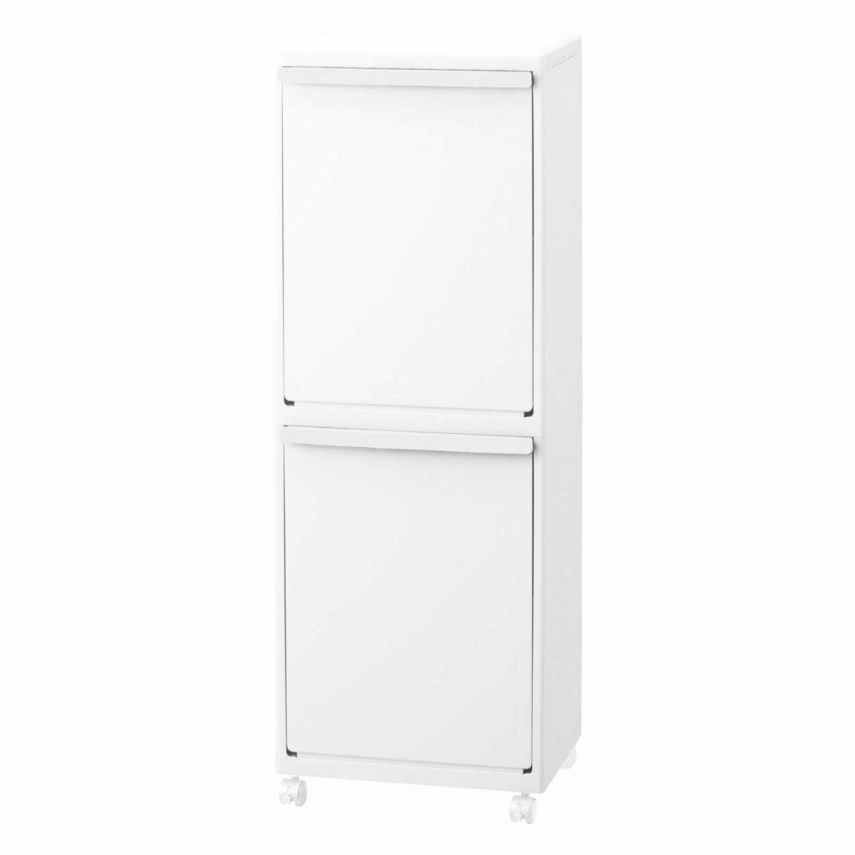 【在庫有・即納】天馬 ホワイトラッシュ 多段分別ペール 50L(深引出し25L×2段) WR-3522　分別 ゴミ入れ ごみ箱 キッチン 収納