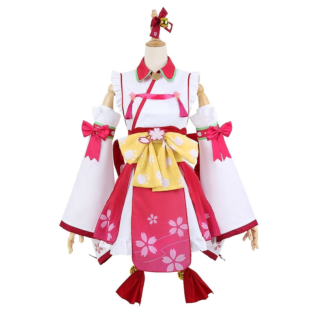 バーチャルYouTuber　VTuber にじさんじ コスプレ 巫女衣装 さくらみこ　コスプレ衣装