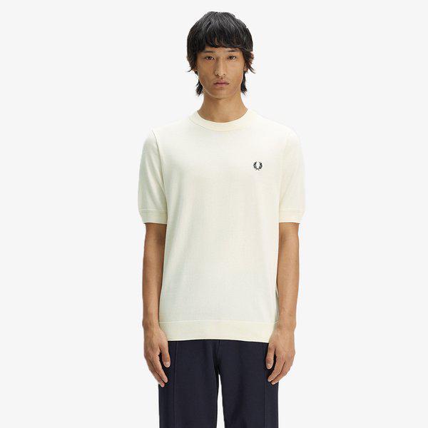 [シャープ] コットンニットTシャツ - エクリュAFPM2612322-560