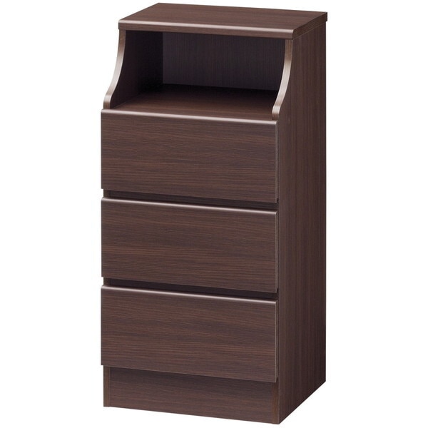 白井産業 CSC-9044H DK 組立簡単チェスト チェスカ ダークブラウン メーカー直送