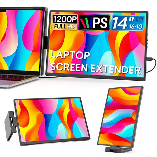 【2025新型モデル】Dopesplay 360回転 1画面 デュアルディスプレイ 14~17.3インチ ダブルモニター トリプルモニター ノートパソコン用 14インチ ノートパソコン画面エクステン