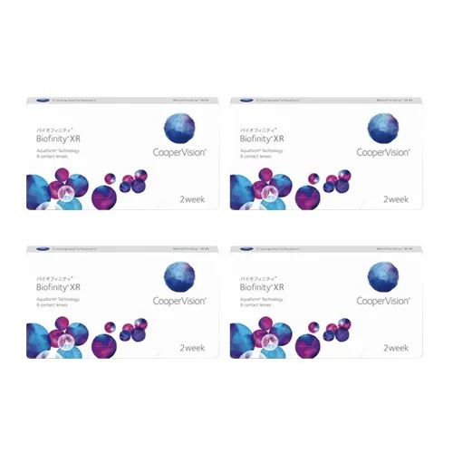 メガ割対象 【処方箋提出】[メーカー直送]バイオフィニティXR(6枚入り)4箱/強度近視用強度遠視用