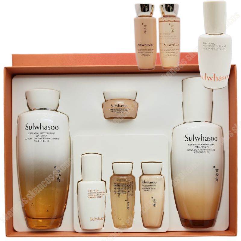 滋陰2種企画セット/滋陰水125ml+滋陰乳液125ml+滋陰生(ジャウムセン)2種サンプルキット/ローションスキン25ml+潤燥エッセンス 15ml/윤조에센스