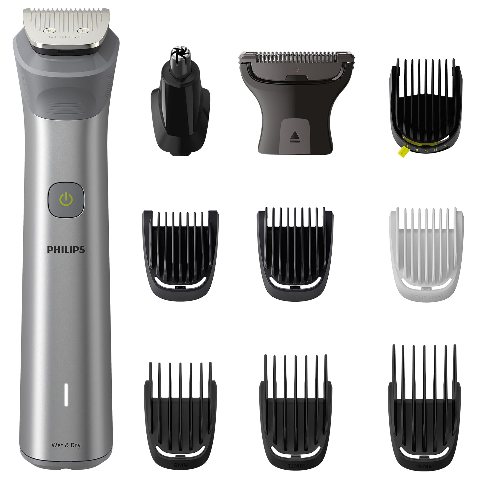 フィリップス ボディ トリマー オールインワントリマーキット5000シリーズ ボディシェーバー (11 in 1*ボディー・フェイス・ヘアー用オールインワントリマーキット) MG5930/15 メタリ