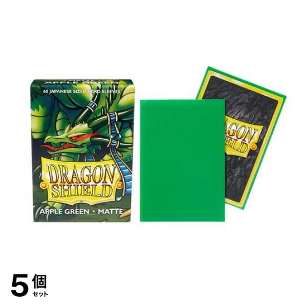 ドラゴンシールド マットカードスリーブ ジャパニーズ AT-11118 アップルグリーン 60枚入 5個セット