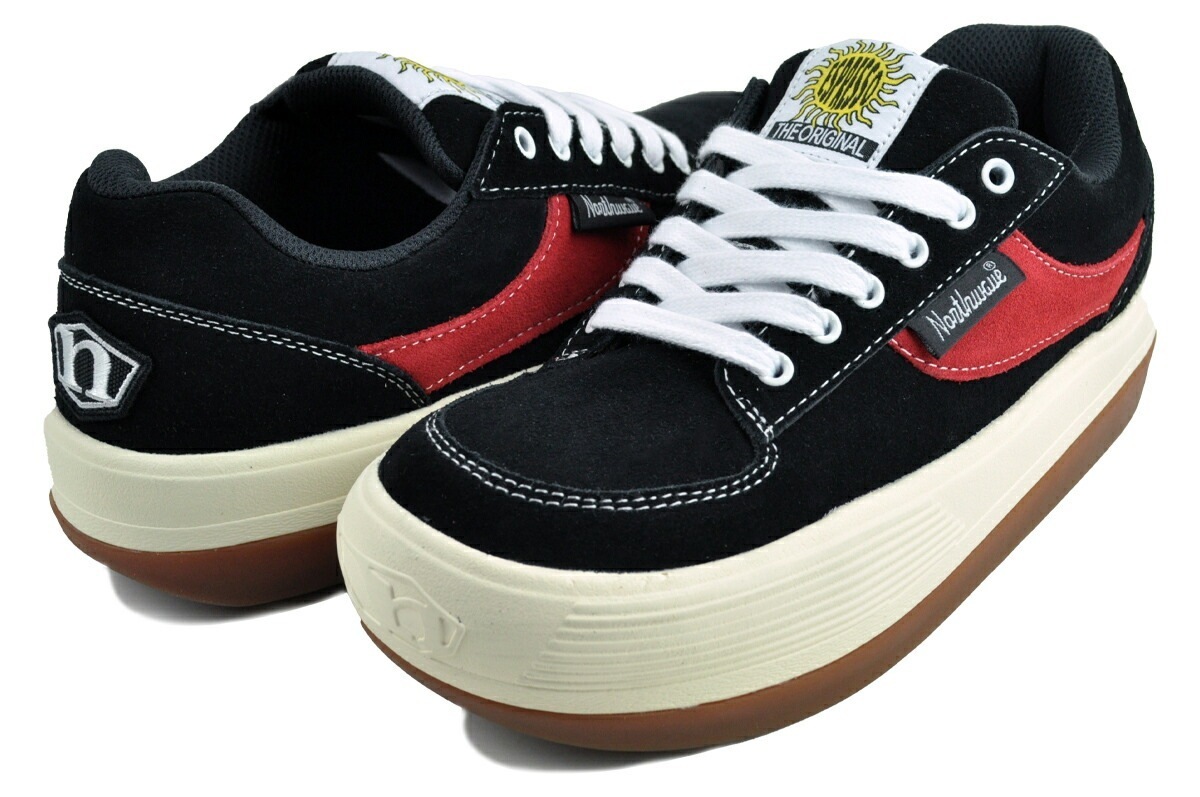 ノースウェーブ エスプレッソ スウェード ブラック レッド スエード 90s 復刻 厚底 スニーカー アフタースノーシューズ nw001-blr