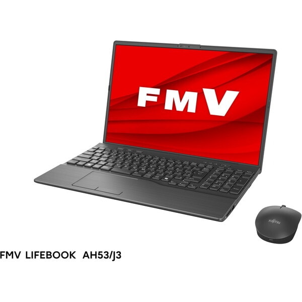 FMVA53J3B ブライトブラック FMV LIFEBOOK AH53/J3 ノートパソコン 16型 / Win11 Home / ブルーレイドライブ / Office搭載 97,423円