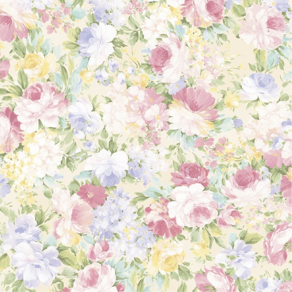 （まとめ買い）ササガワ 包装紙 花柄 楽園 半才判 50枚入 49-1507 [x3]