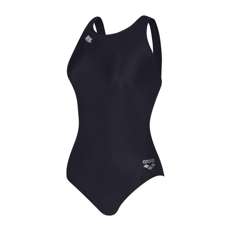 ラウンディング選手ワンピース水着 (A4FL1CO02) BLK