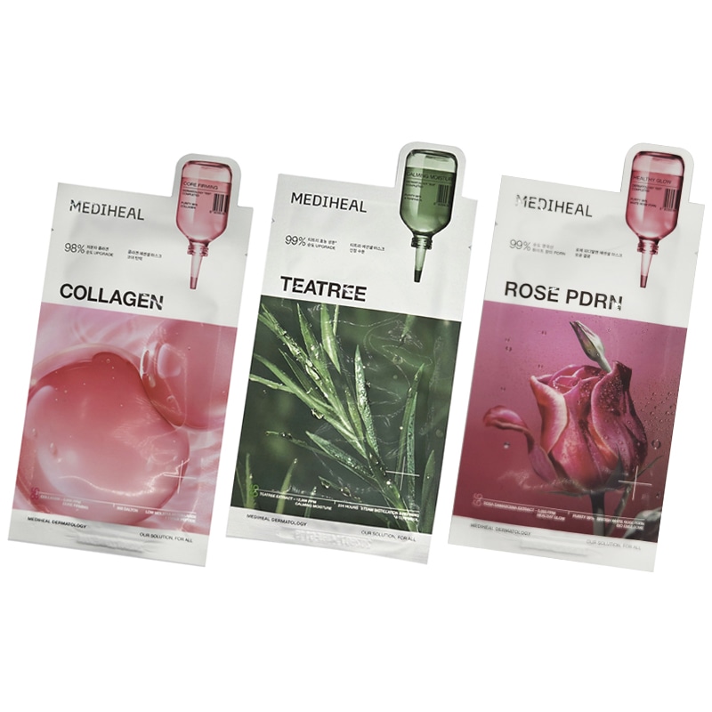 エッセンシャルマスク 毛穴ケア 10枚入り 3種 計30枚 (ティーツリー / PDRN / コラーゲン)