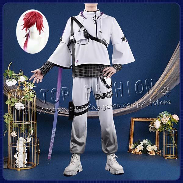 【品質良い 大好評中】バーチャル YouTuber Vtuber 風 ローレンイロアス コスプレ 衣装 ウィッグ ハロウィンA10 変装 仮装 コスチューム アニメ cosplay