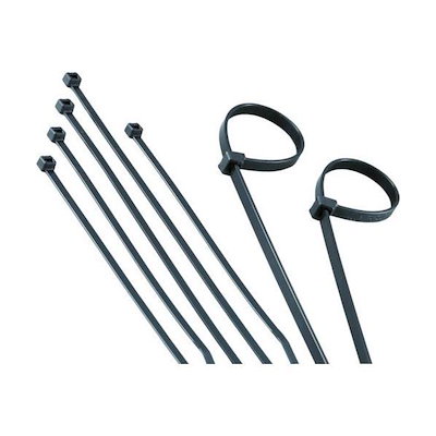 他サイト： トラスコ中山 TRUSCO TRJ350SB ナイロン結束バンド耐候性タイプ幅４．８ｍｍ長さ３６８ｍｍ １００本 360-6783の商品画像