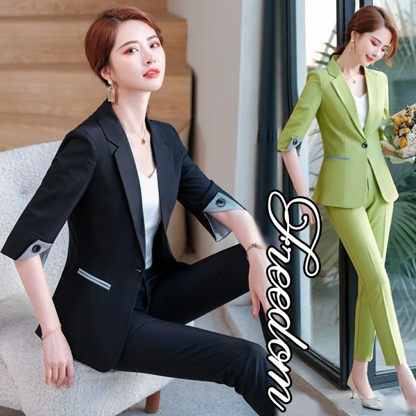 【人気商品超目玉】スーツ OL オフィス ビジネス OL通勤 パーティー デザインスーツ 通勤 通学 制服 卒業式 入学式 お受験 パンツスーツ 女性用 フォーマルスーツ インスタ 撮影 オシャレ洗