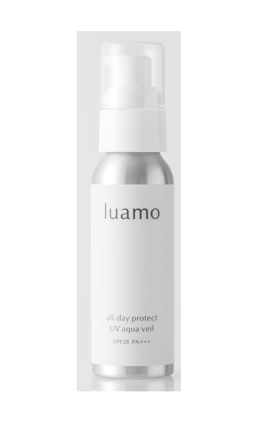 Qoo10最安値挑戦 ルアモ（luamo）オールデイ プロテクト ＵＶアクアヴェール SPF28 PA 50g ［日焼け止め乳液 化粧下地 紫外線吸収剤不使用 酸化チタン酸化亜鉛不使用］
