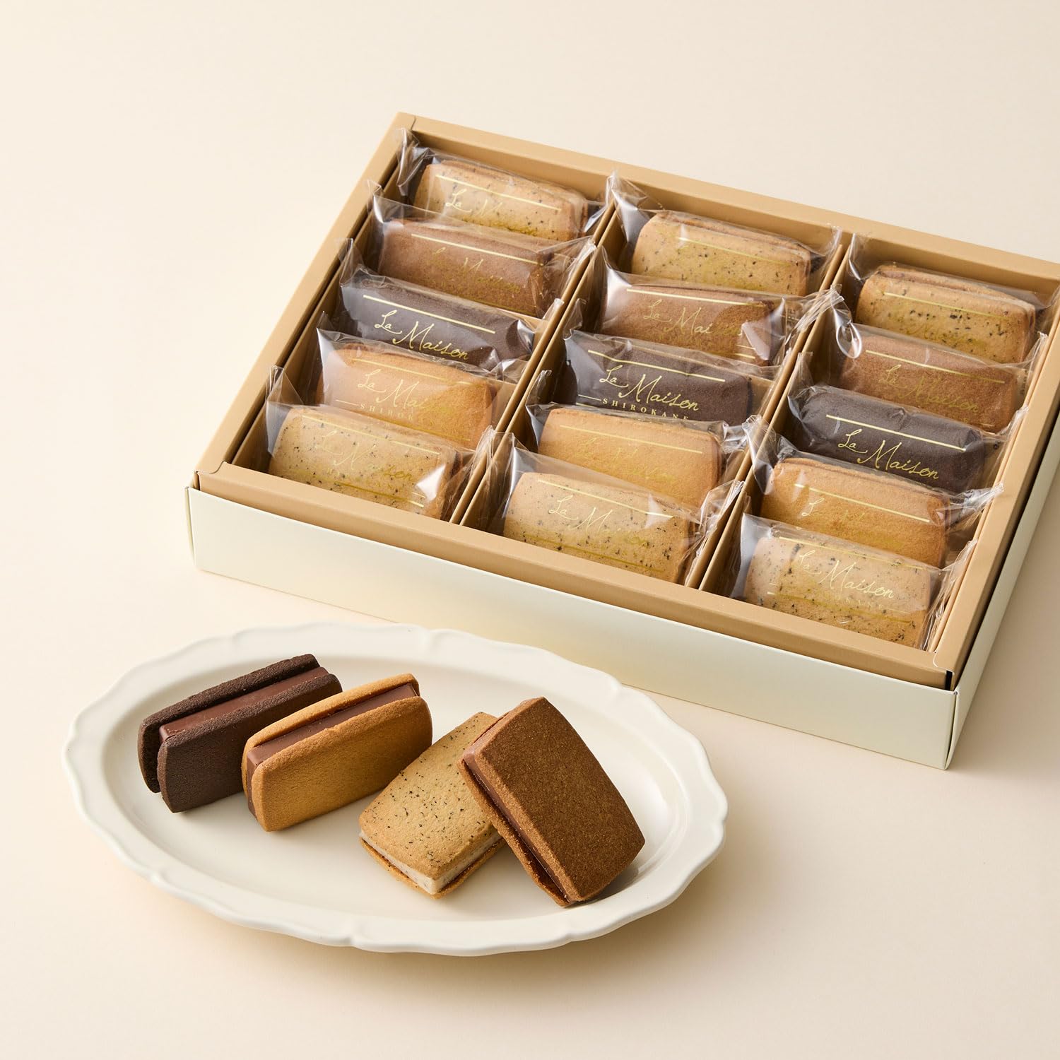 【ラ・メゾン白金】 ショコラサンド 15個入 チョコレート お菓子 スイーツ 個包装 ギフト プレゼント