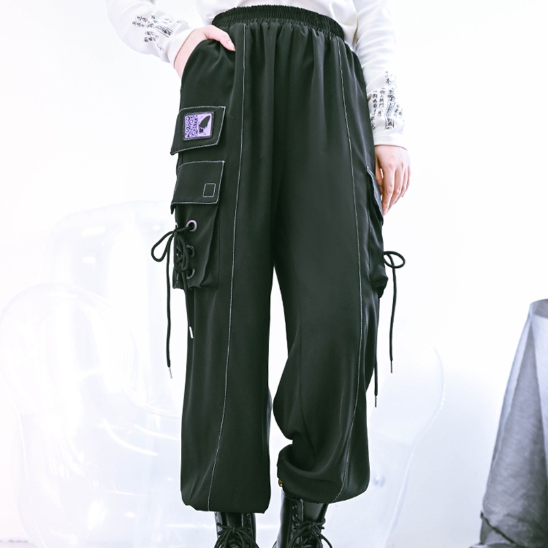 カーゴパンツ レディース 冬 裏起毛パンツ 黒 きれいめ 『スワロウテイル』 ボトムス ズボン 着瘦せ 脚長効果 大きいサイズ