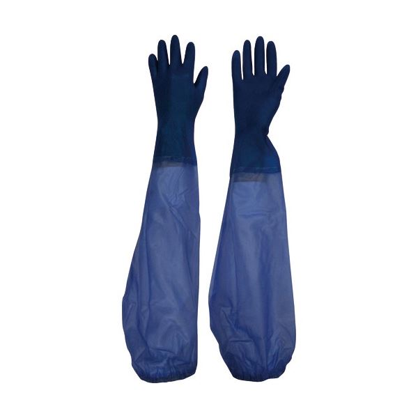 （まとめ）東和 ビニスター 腕カバー付 マリン S ブルー 778-S 1双[x10]