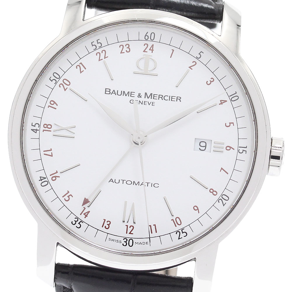 ボーム＆メルシェ Baume & Mercier 65494 クラシマ GMT デイト 自動巻き メンズ _962118【中古】