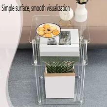 アクリルコーヒーテーブル正方形サイドテーブル透明多層シンプルソファサイドテーブルベッドサイドテーブルリビングルームキッチン収納 6,922円