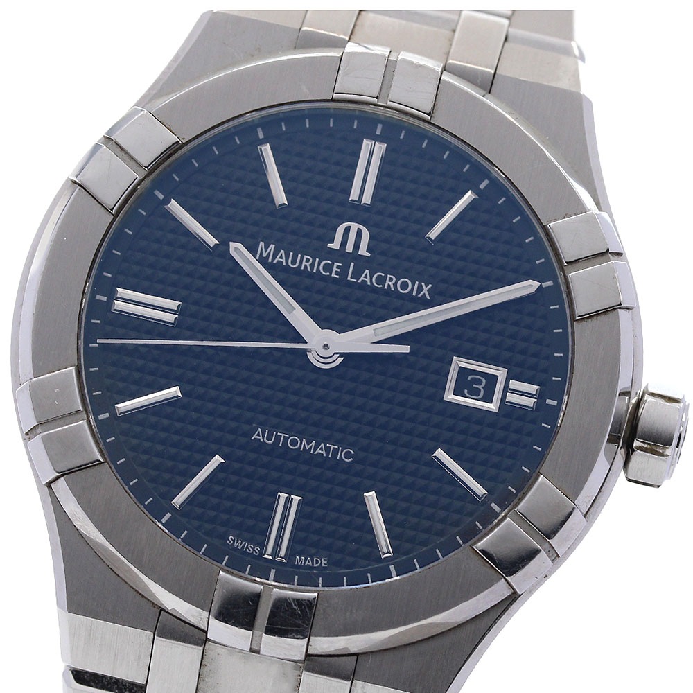 モーリスラクロア MAURICE LACROIX AI6008 アイコン オートマティック デイト 自動巻き メンズ _843410【中古】