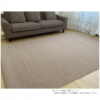 PW-3000 ループパイルカーペット 防ダニ/抗菌/防炎/床暖対応 Rose ローズ 江戸間8帖 352x352 49,601円