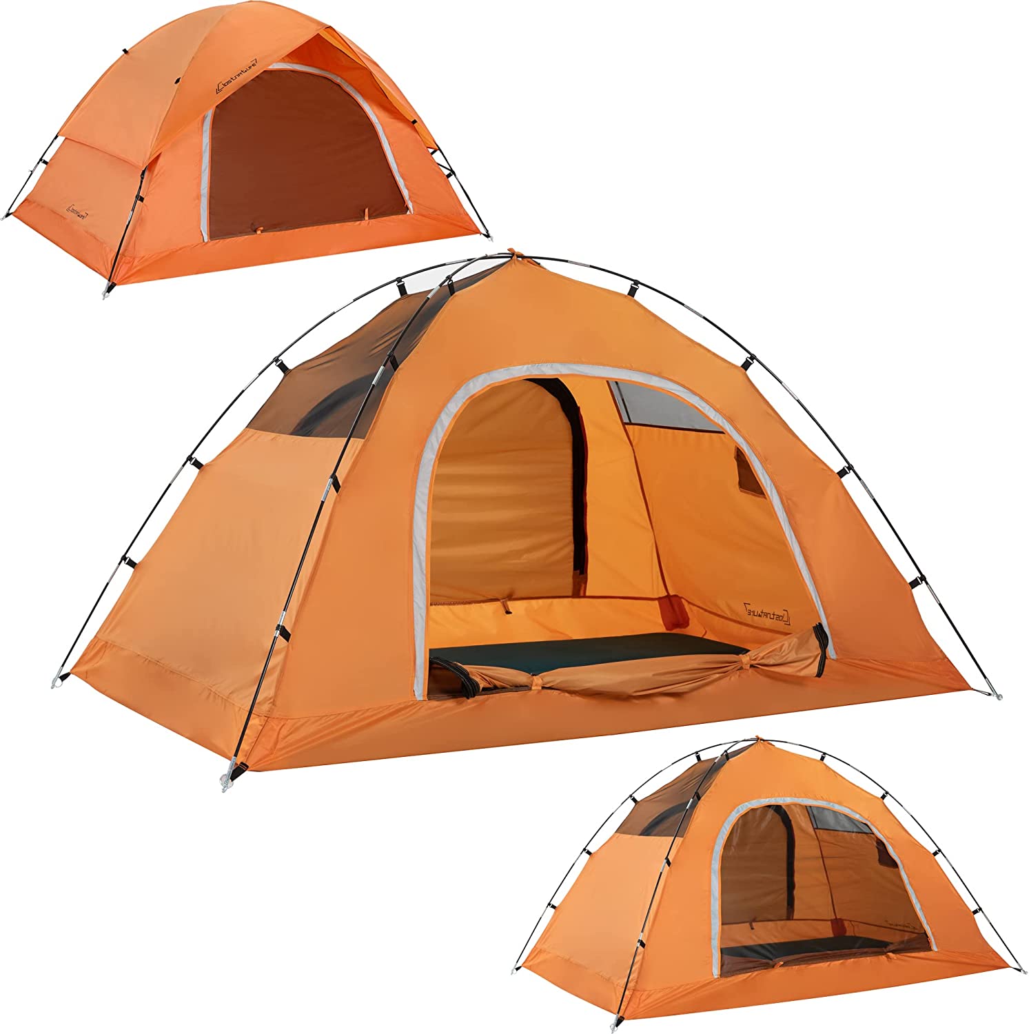 Clostnature キャンプ テント 二人用 バックカントリー 軽量 テント コンパクト 防水 登山 山岳テント 2人用 アウトドア ピクニック 自立式 二重層 テント キャンプ用品