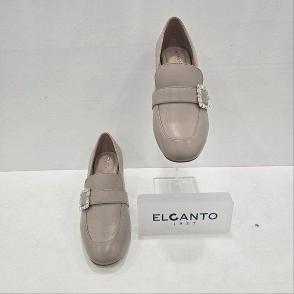 女性スクエア宝石ローファーヒール LCHSWDTZ36U513 35 JE2 JJ