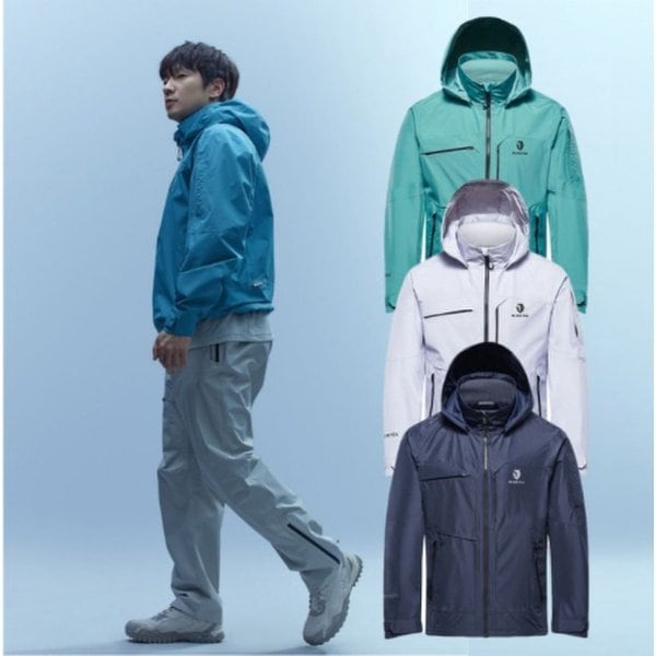 (大田新世界)ブラックヤク防水機能の男性エンボロゴゴアテックスジャケットMダナスGTXジャケット1