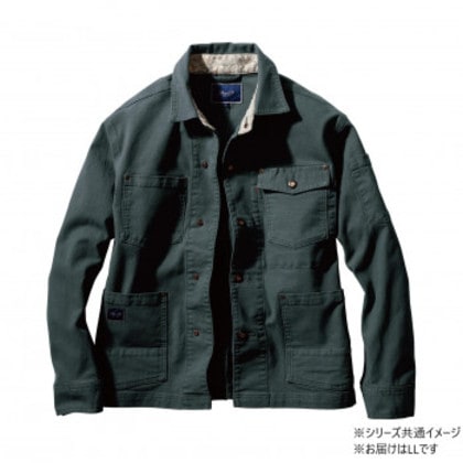 桑和 1472-00 長袖カバーオール LLサイズ アーミー(82) Dandy Dad