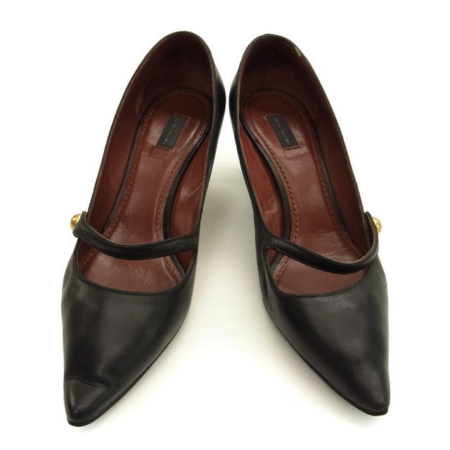パンプス /とんがりパンプス /361/2 ブラック 中古