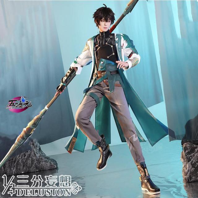 三分妄想　崩壊スターレイル コスプレ　崩スタ　丹恒　衣装 　ウィッグ　靴　武器　追加可能