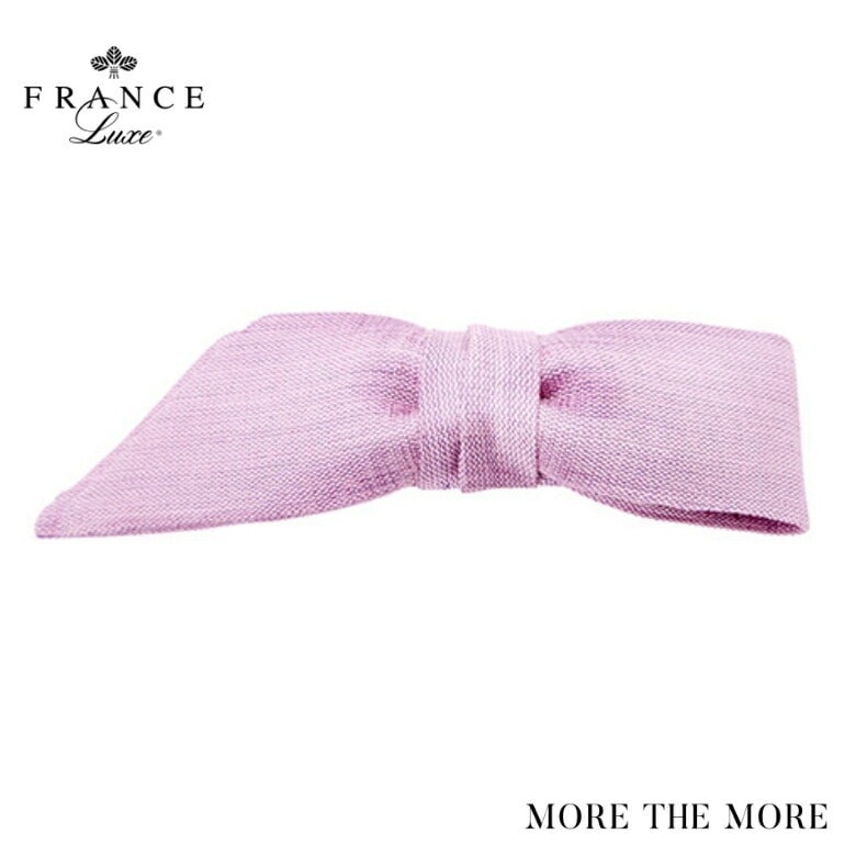 France Luxe フランス ラックス バミューダ ボウ ボリューム バレッタ (マトカ ラベンダー) 100% シルク 絹 リボン ポニーテール ヘアクリップ 高級 まとめ髪 レディース 17,243円