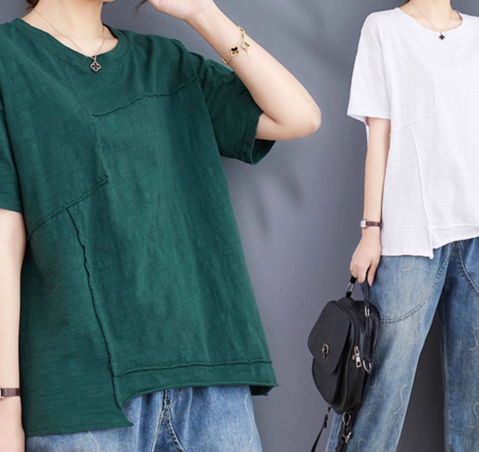 トップス レディース カットソー 半袖 クルーネック ストリート かわいい 大人可愛い シンプル カジュアル おしゃれ かっこいい エスニック こなれ感 メンズライク マニッシュ ボーイッシュ 主役級